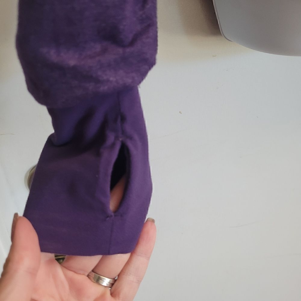 Lululemon Reversible Jacket INNER PEACE Fit & Flare Purple Yoga - Picture 7 of 16